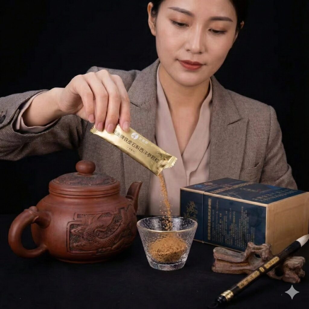 白领冲泡元神斛石斛西洋参颗粒
