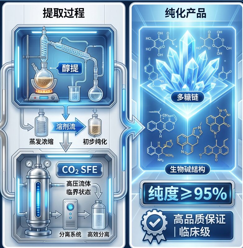 石斛西洋参高纯度提取科普图